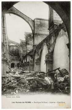 Basilique Saint-Remi en ruines